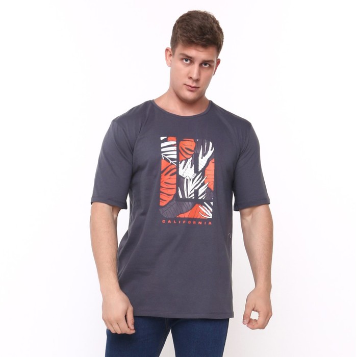 

Футболка мужская, цвет тёмно-серый, размер 50