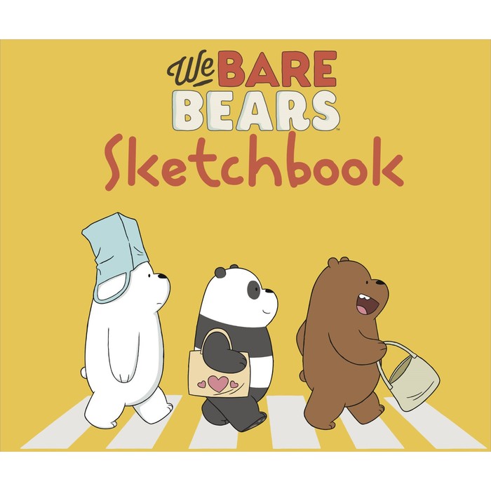 Скетчбук «We bare bears». 24 х 20 см, 96 страниц