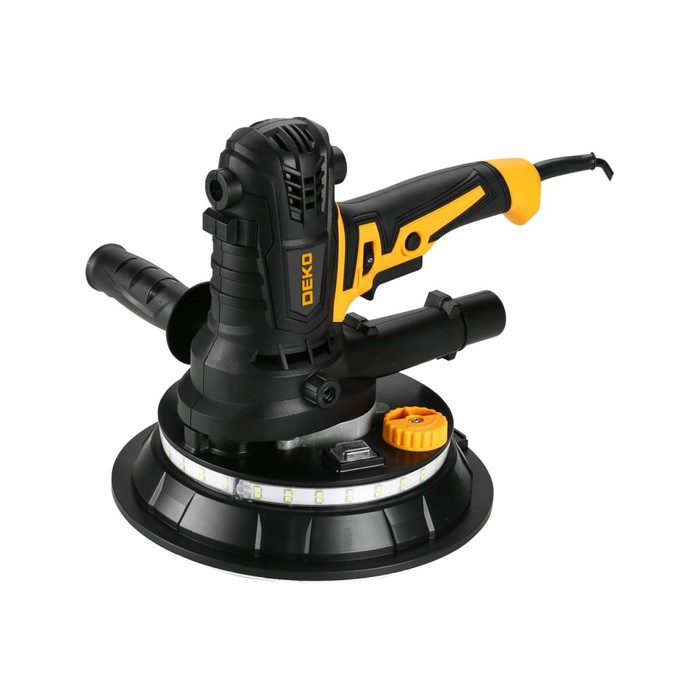 Шлифмашина эксцентриковая DEKO DKG900 180 мм 900 Вт для стен и потолков LED подсветка 743000₽