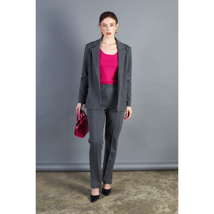 фото Комплект женский: брюки, жакет, размер 52 eliseeva olesya