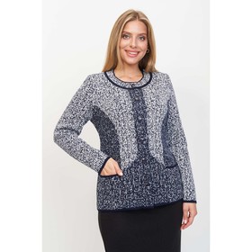 

Жакет женский, размер 54, цвет синий