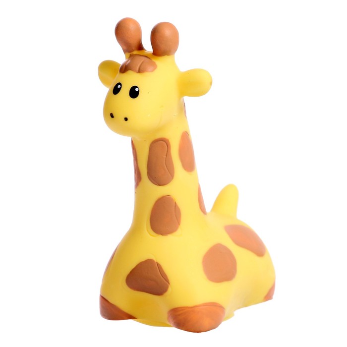 цена Резиновая игрушка «Жирафик Лу»