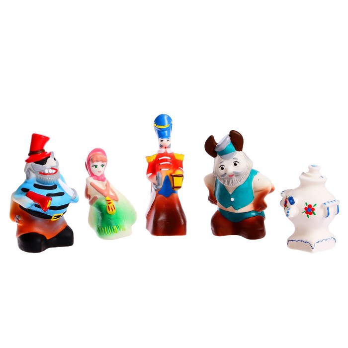 Набор резиновых игрушек «Муха-Цокотуха» пкф игрушки набор резиновых игрушек муха цокотуха