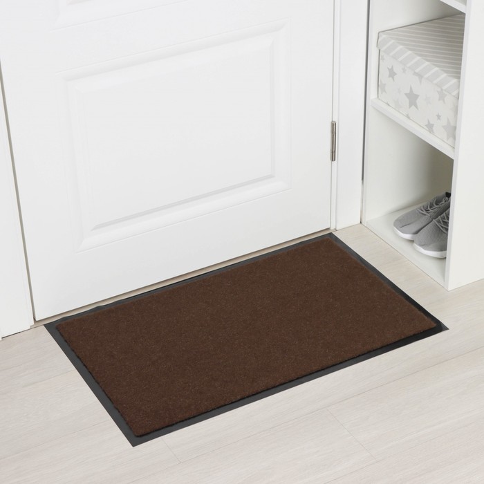 

Коврик влаговпитывающий Tuff, 50×80 см, цвет коричневый