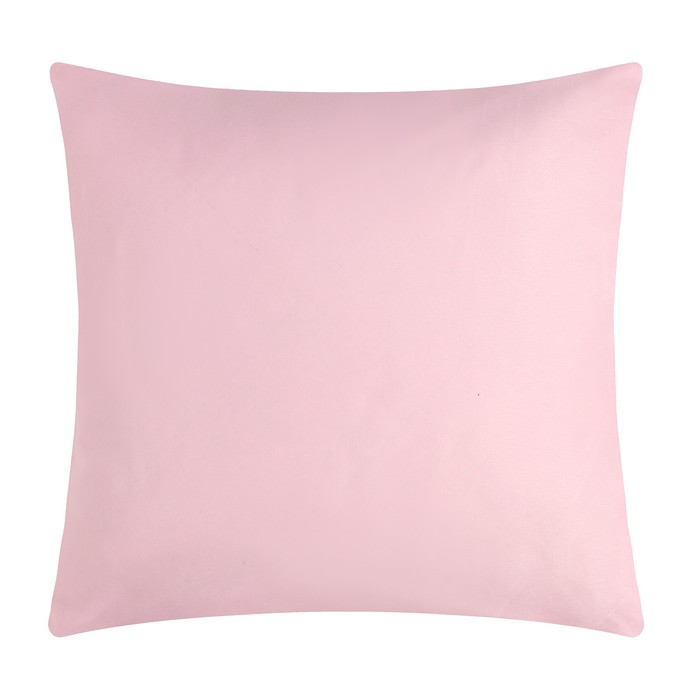Чехол на подушку Экономь и Я цвет розовый, 40 х 40 см, 100% п/э