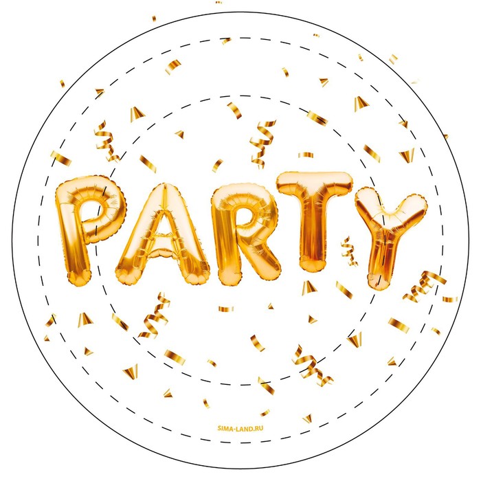 

Тарелка бумажная Party, 18 см
