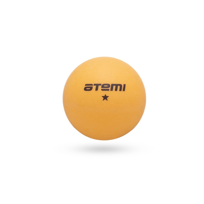 Мячи для настольного тенниса Atemi 1*, ATB101, пластик, 40+, оранжевые, 6 шт мячи для настольного тенниса 10 шт 40 звезд abs пластик мячи для пинг понга тренировочные мячи для настольного тенниса