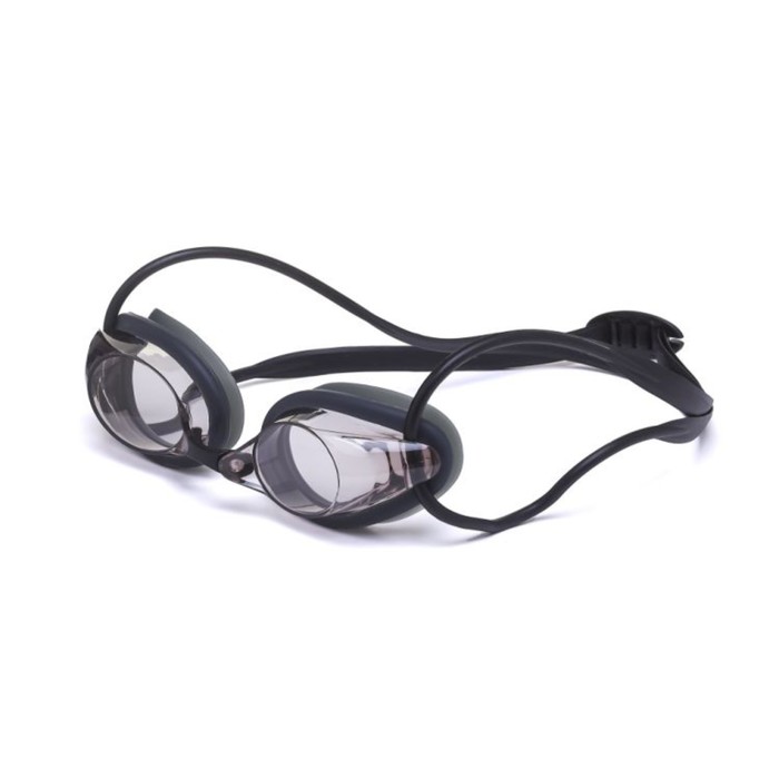 Очки для плавания Atemi N402, силикон, черный/янтарь