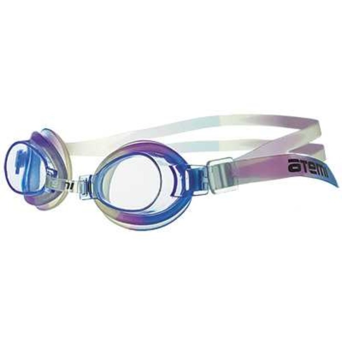 очки для плавания atemi дет pvc силикон гол сирен бел s304 Очки для плавания Atemi S304, детские, PVC/силикон, голубой/сиреневый/белый