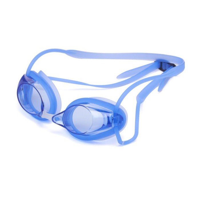 цена Очки для плавания Atemi R101, стартовые, силикон, синий