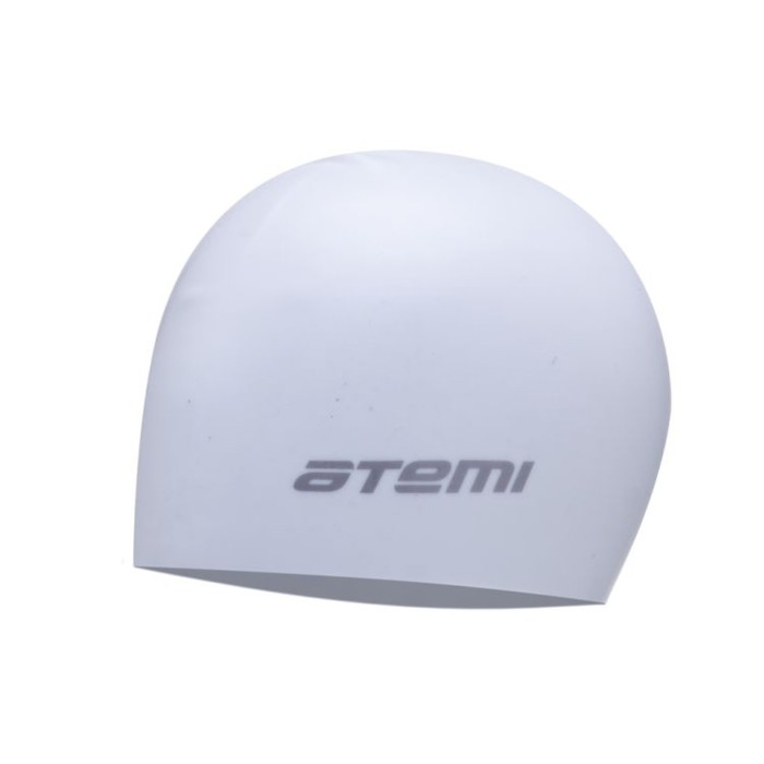 Шапочка для плавания Atemi SC308, силикон, детская, белая