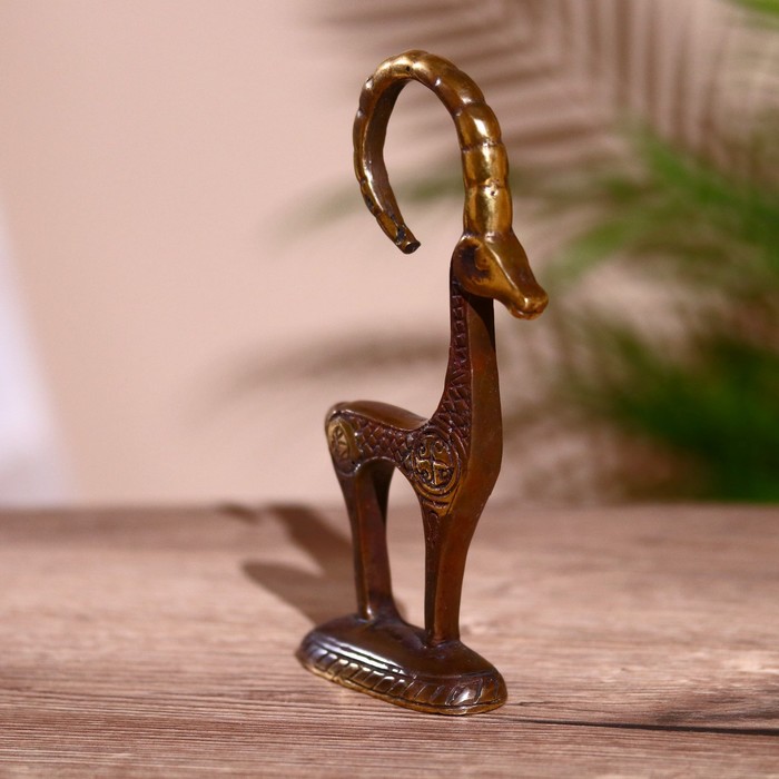 

Сувенир "Антилопа" 15 см, бронза