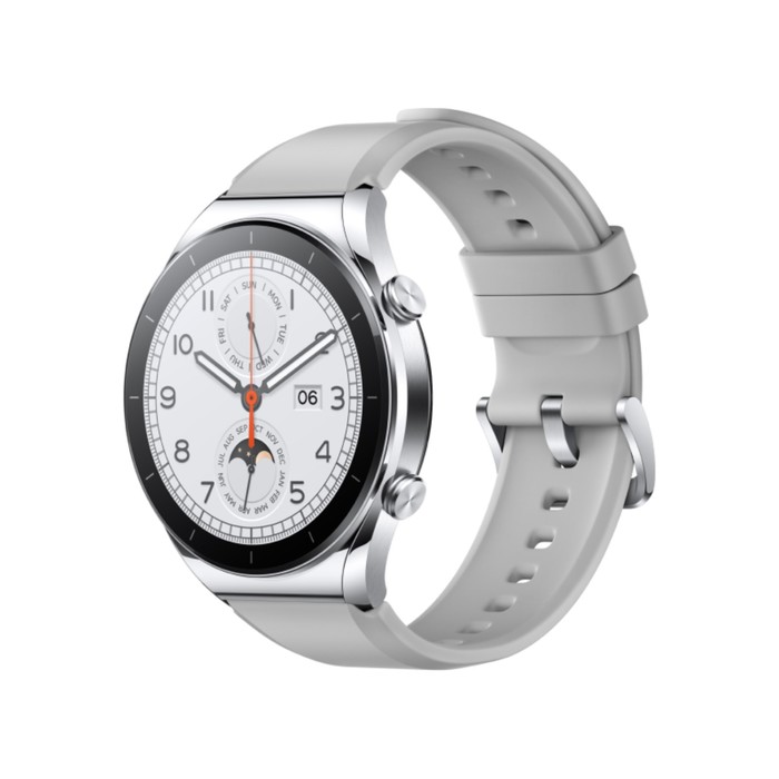 Смарт-часы Xiaomi Watch S1 GL (BHR5560GL), 1.43, Amoled, NFC, GPS, 470 мАч, серебристые xiaomi watch s1 gl bhr5560gl серебристый