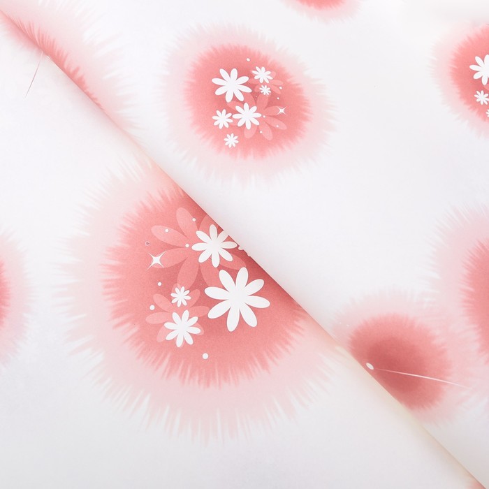 Бумага упаковочная "Бордовая комета", 60 х 60 см