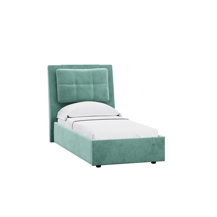 

Кровать Ester с ПМ и ящиками, с/м 900х2000, 1140х2320х1235, Ультра Минт