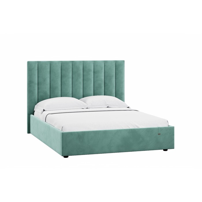 

Кровать Ingrid с ПМ и ящиками, с/м 1600х2000, 1820х2130х1300, Ультра Минт