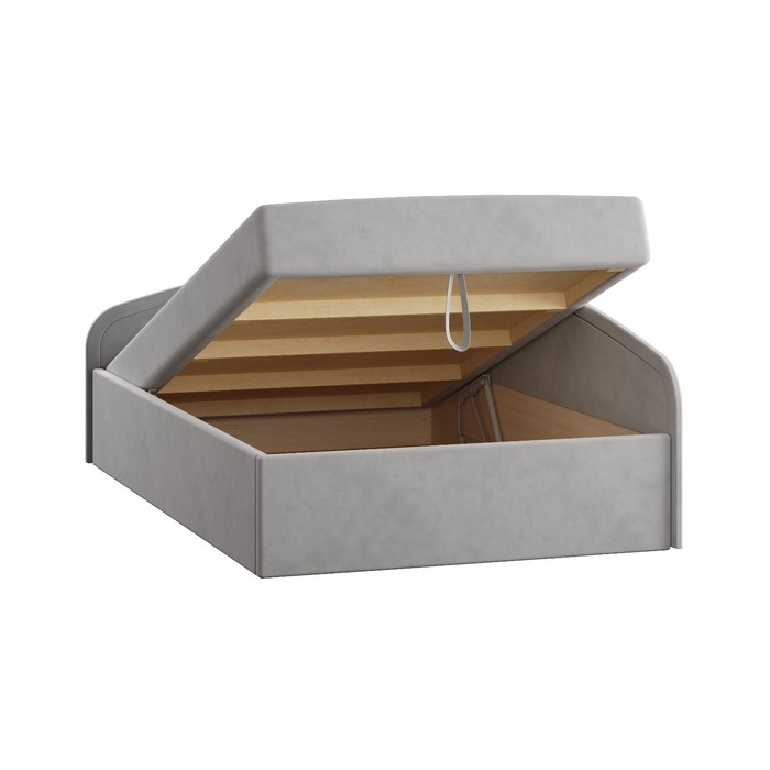 фото Диван-кровать адель с пм и ящиками, 2105х1295х720, велюр ультра смог