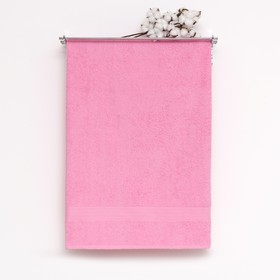 Полотенце махровое 70х140 см, светло-розовый, 440 г/м2, хлопок 100%