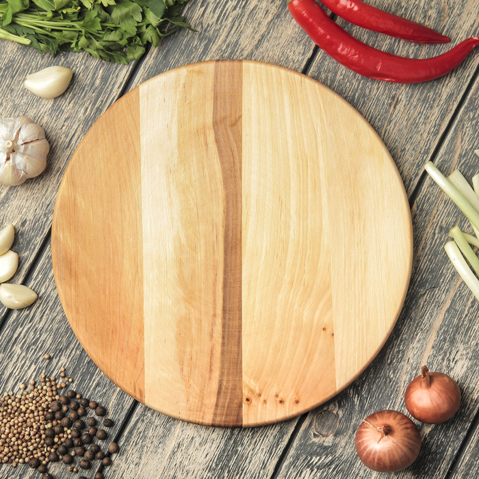 Тарелка для пиццы, массив бука, 25 см