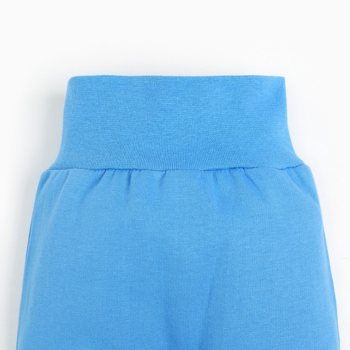 Штанишки детские, цвет голубой, рост 68-74см