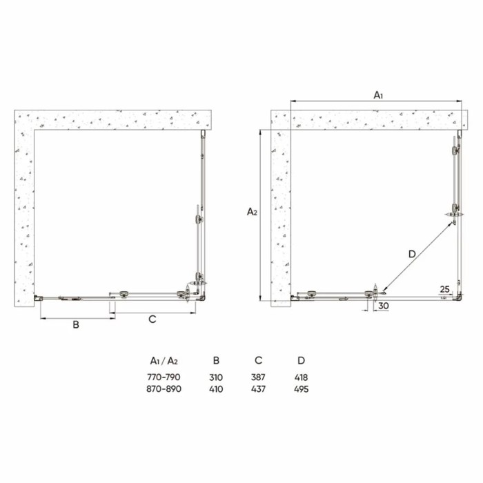 

Душевое ограждение Veconi Rovigo RV-113B, 800x800x1850 мм, прозрачное, без поддона, черный