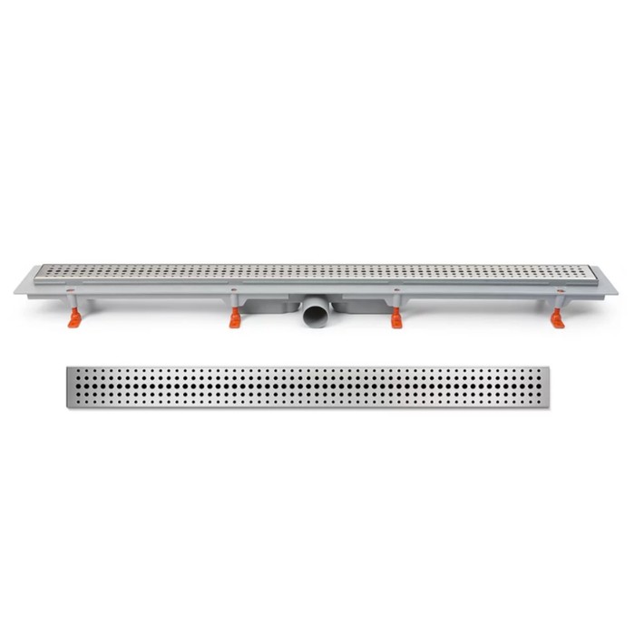 

Трап Veconi Basic V450B, d=40 мм, боковой выпуск, 515х125 мм, линейный, хром