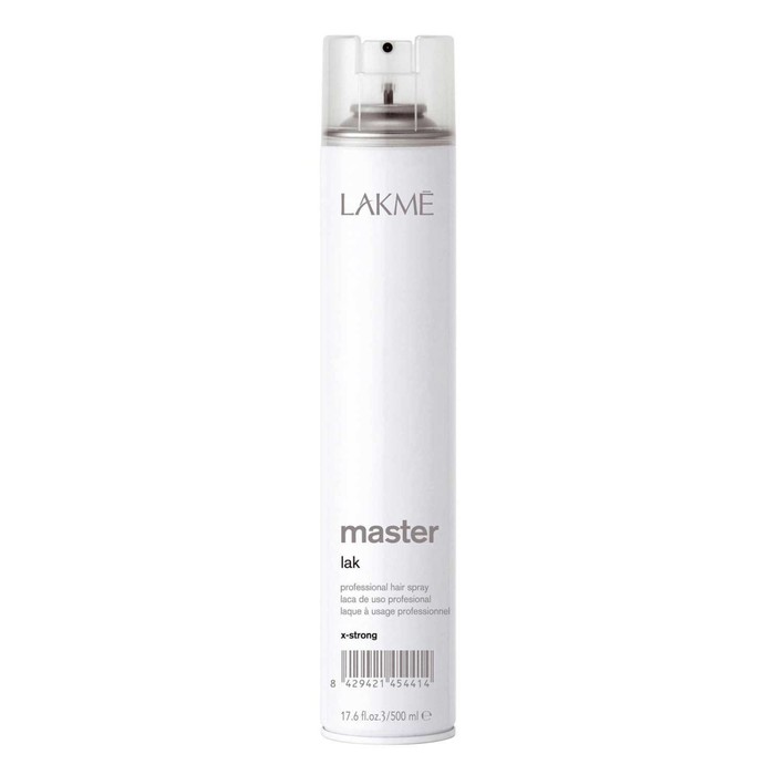 

Лак для волос Lakme Master Lak X-Strong, экстра сильной фиксации, 500 мл