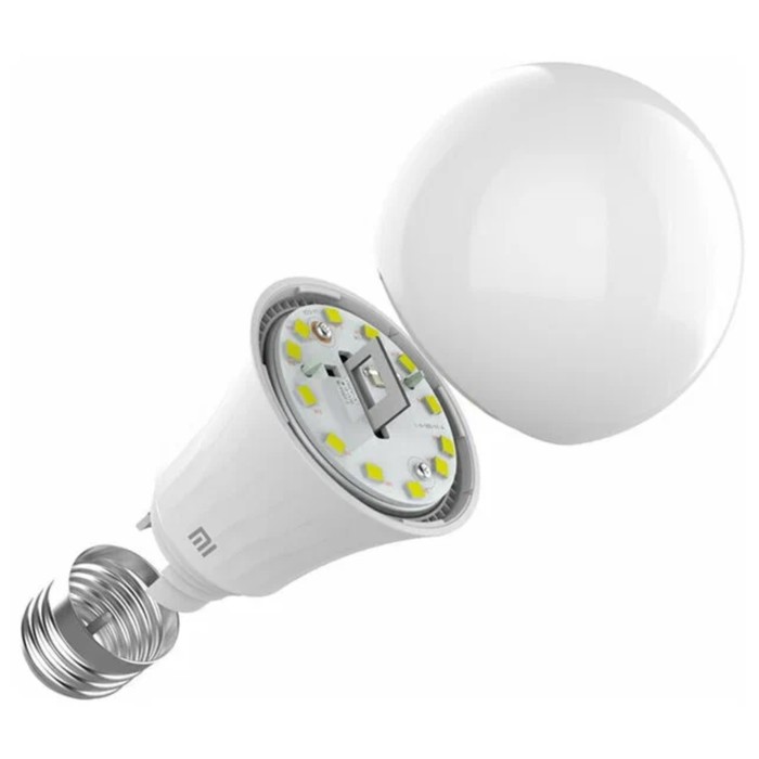

Умная лампочка Xiaomi Smart LED Bulb (GPX4026GL), E27, 8 Вт, 810 Лм, 2700 К, регулировка