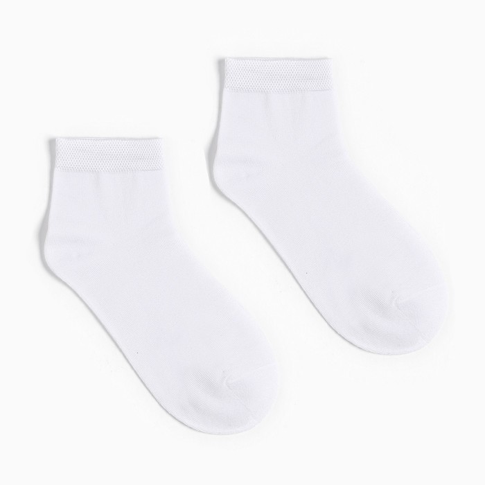 Носки детские, цвет белый, размер 16 (5-6 лет)