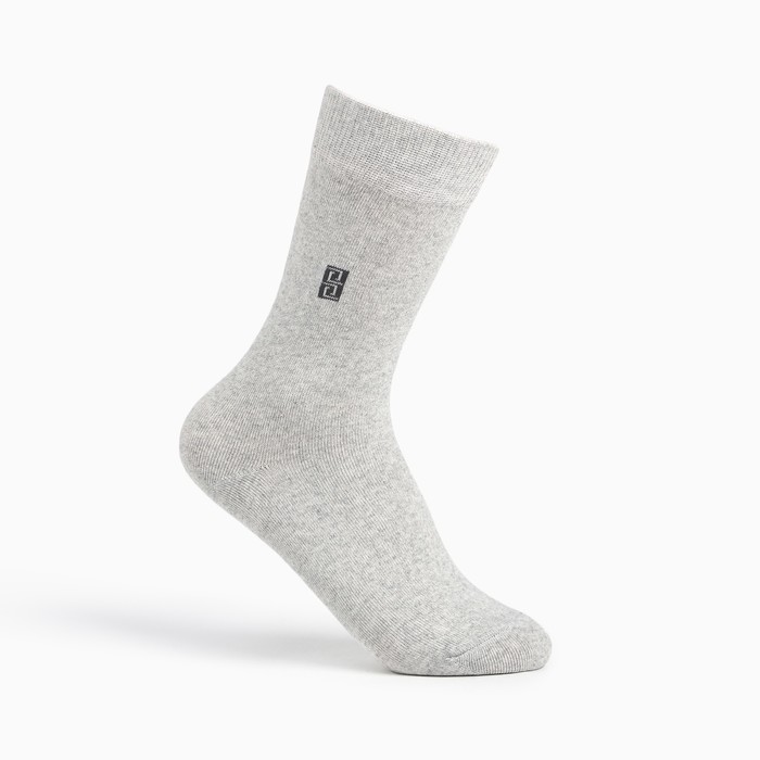 Носки мужские, цвет светло-серый, размер 29 носки мужские размер 29 цвет темно серый