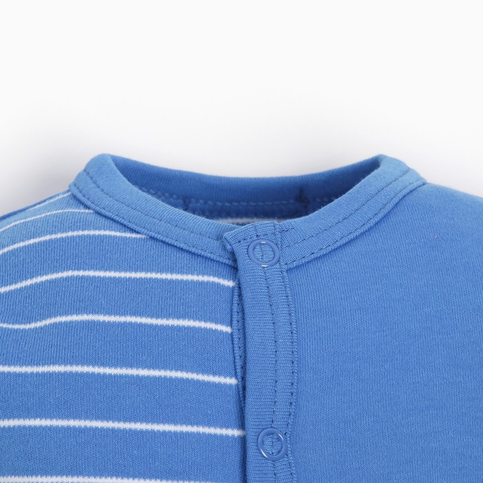 фото Комбинезон детский, цвет синий, рост 56см linas baby