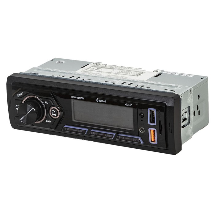 фото Автомагнитола mp3/wma hed-55ubr, 50 вт, usb, bluetooth, aux econ