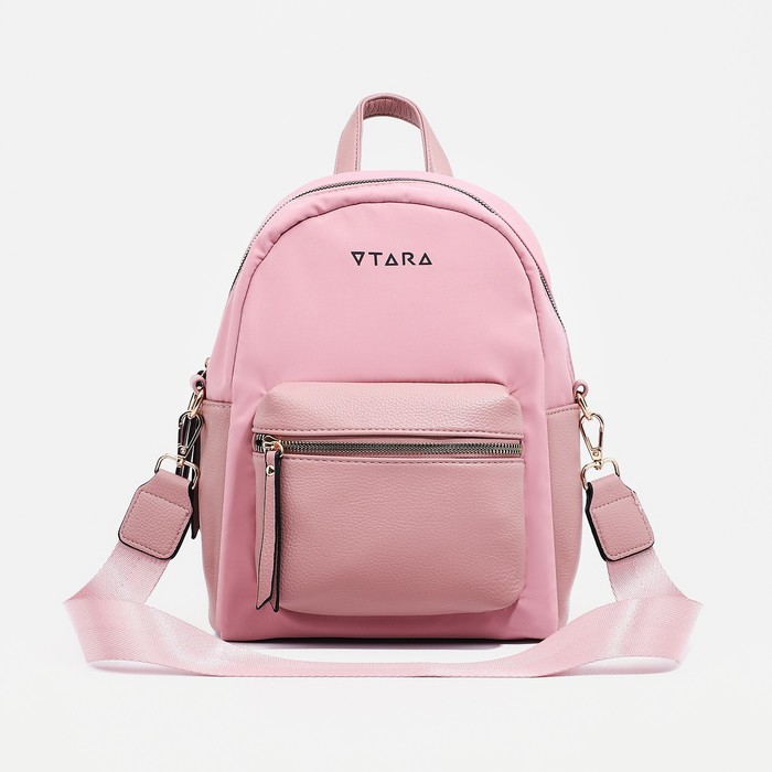 цена Рюкзак - сумка женская OTARA, искусственная кожа, цвет розовый