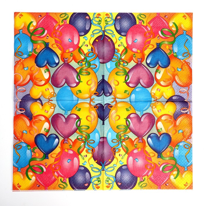 

Салфетки бумажные Gratias «Шары», 3 слоя, 33 × 33 см, 20 шт