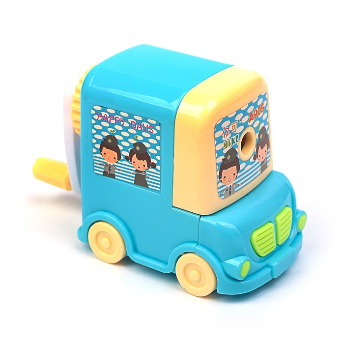 Точилка механическая с контейнером МИКС Машинка