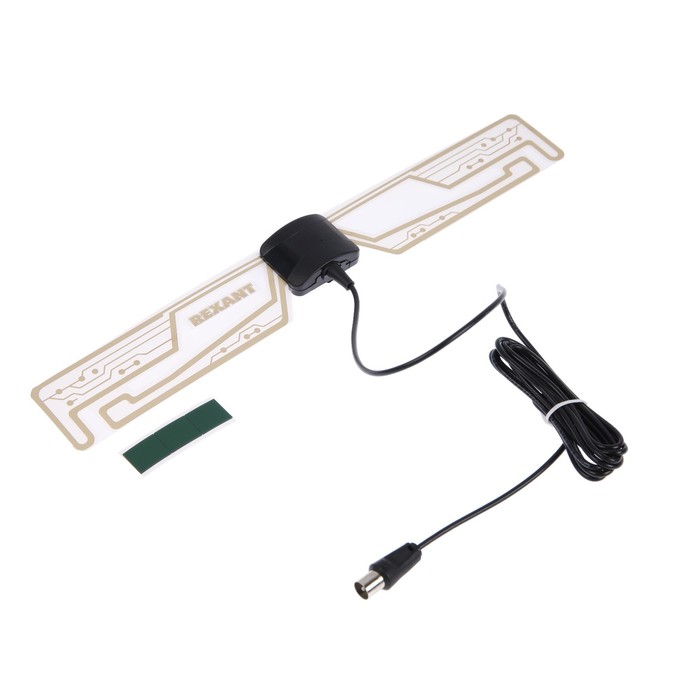 

Антенна REXANT Ag-705, комнатная, активная, 33 дБи, 5 В, DVB-T2, кабель 2 м, цифровая