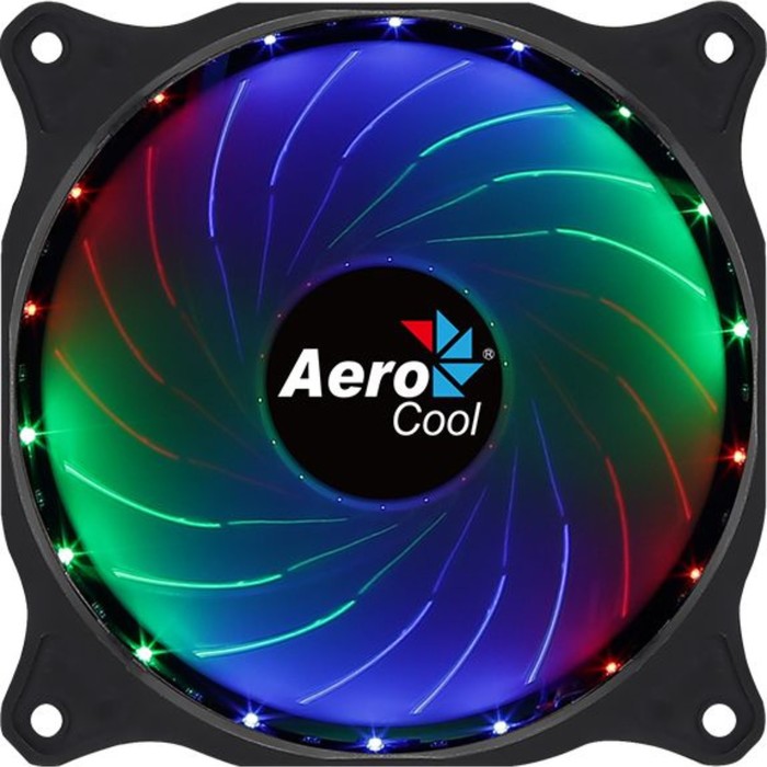 

Вентилятор Aerocool Cosmo 12, 120x120 мм, 4-pin Molex, 24dB, 160 гр, LED, Ret