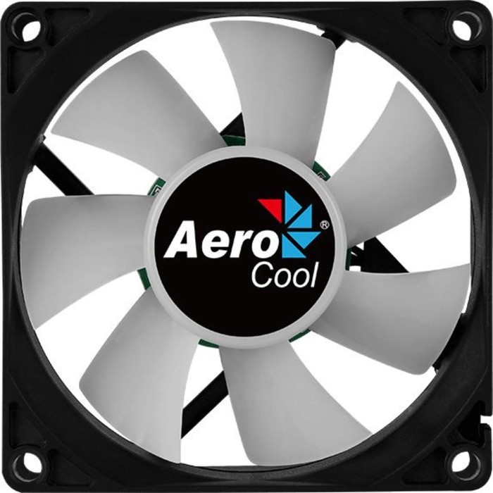 

Вентилятор Aerocool Frost 8, 80x80 мм, 3-pin 4-pin Molex, 28dB, 90 гр, LED Ret