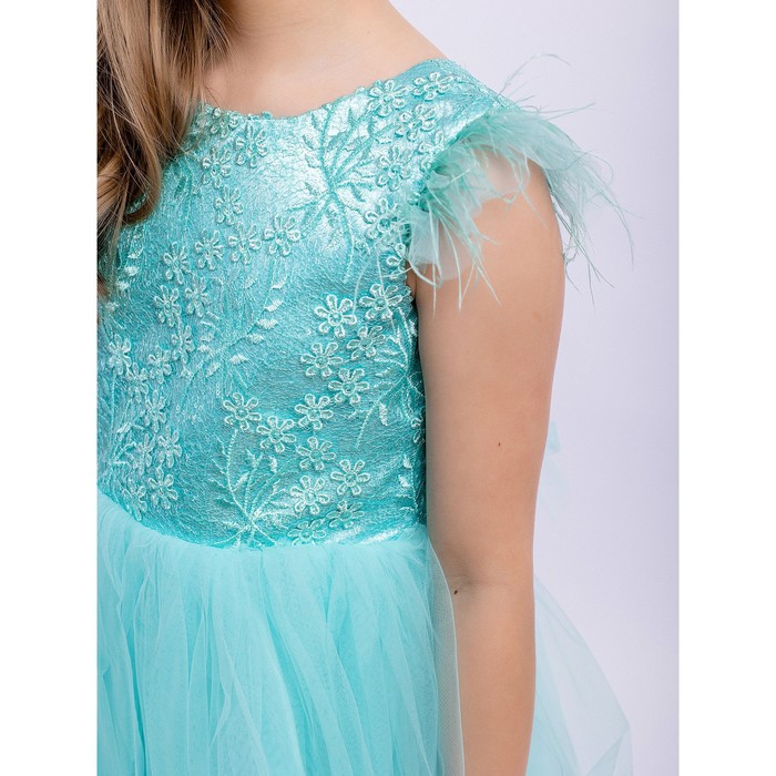 фото Платье для девочки «николь», рост 98 см, цвет мятный batik