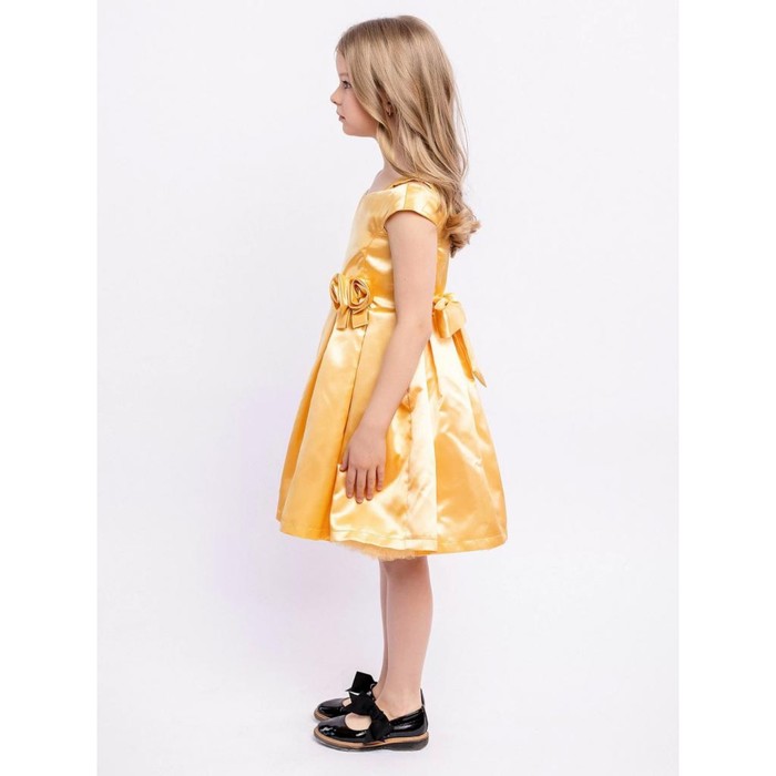 фото Платье для девочки «регина», рост 110 см, цвет медовый крем batik