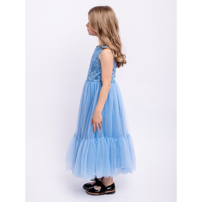 фото Платье для девочки «алиса», рост 104 см, цвет голубой batik