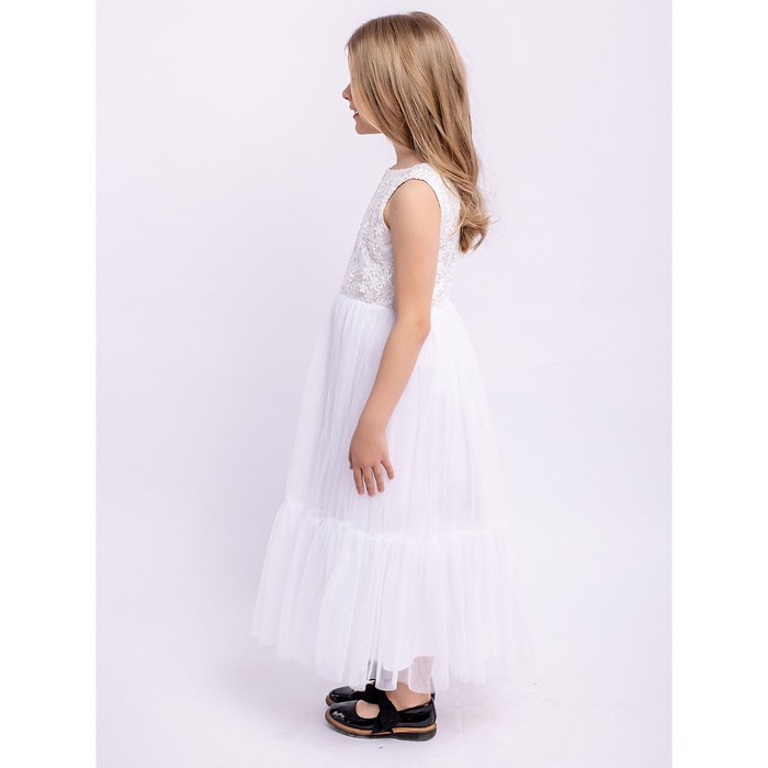 фото Платье для девочки «алиса», рост 110 см, цвет белый batik