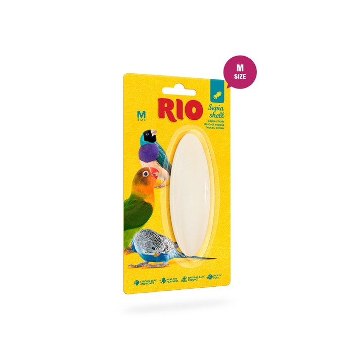 RIO Кость сепии, размер M,  1шт 10-12 см, белый