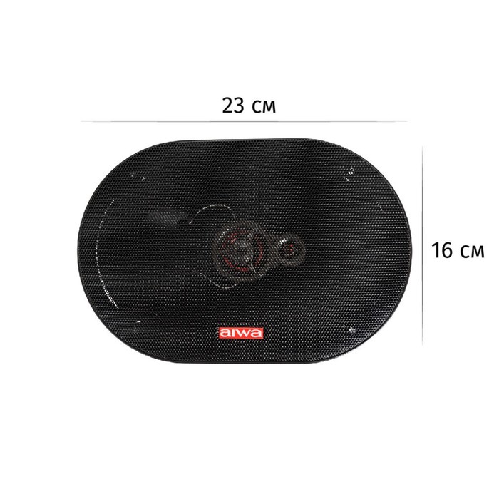 фото Акустическая система aiwa asm-6930, 16 х 23 см, 280 вт, набор 2 шт