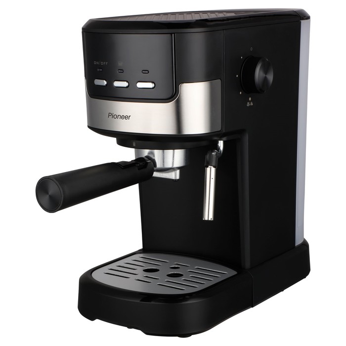 Кофеварка Pioneer CM107P, рожковая, 1100 Вт, 1.2 л, чёрный
