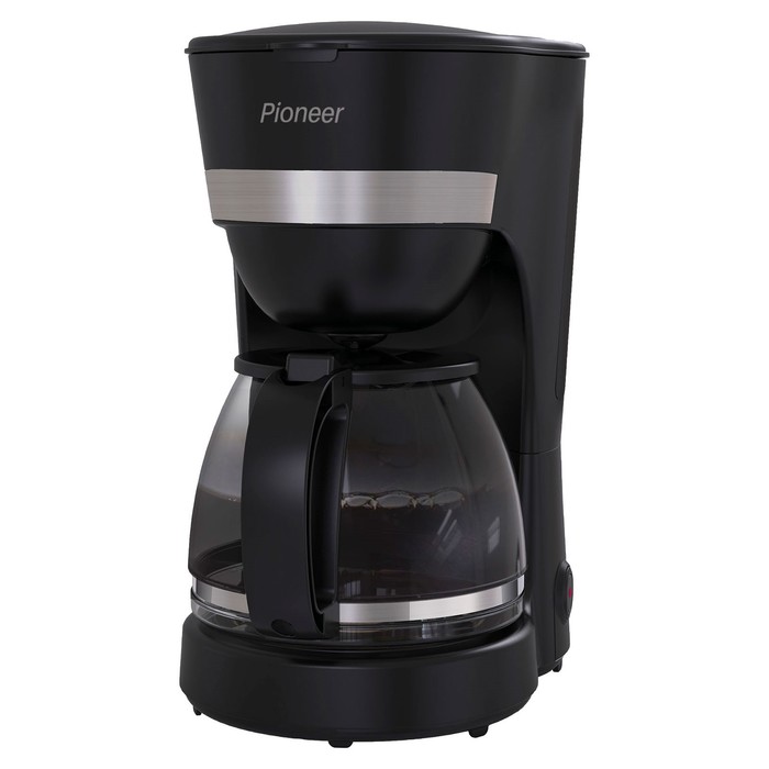 Кофеварка Pioneer CM200M, капльная, 800 Вт, 1.25 л, чёрный