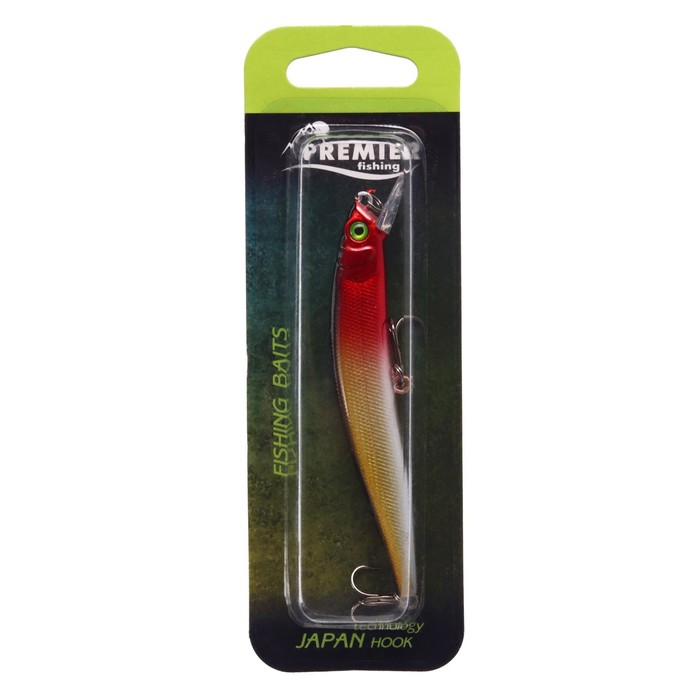 

Воблер PREMIER Minnow-pro, 9 см, 8.3 г, минноу, плавающий (0.4-1.2 м), цвет 002 (PR-M90-002)