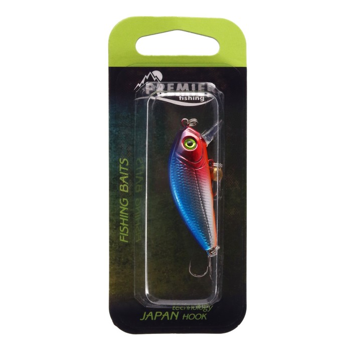 Воблер PREMIER Real Minnow 44, 4.4 см, 3.8 г, минноу, тонущий (0.4-1.8 м), цвет 004 (PR-RM44-004)