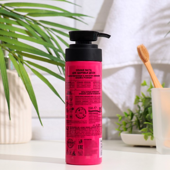 

Зубная паста AltaiBio Premium №2 для здоровья десен с пантогематогеном, 250 г