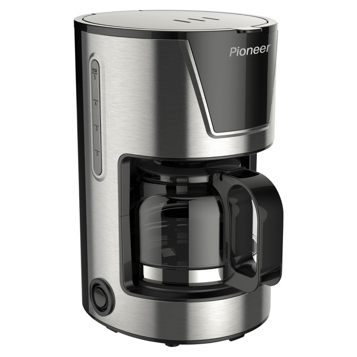 Кофеварка Pioneer CM051D, капельная, 550 Вт, 0.7 л, серебристый